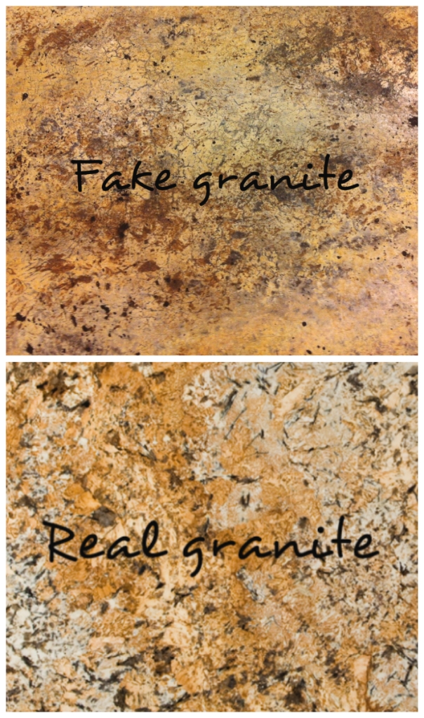 faux granite collage